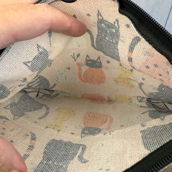 Makeup Bag Cat Lover Bag Artist Pouch Pink Pouch NEW FAST SHIP - Picture 4 of 6